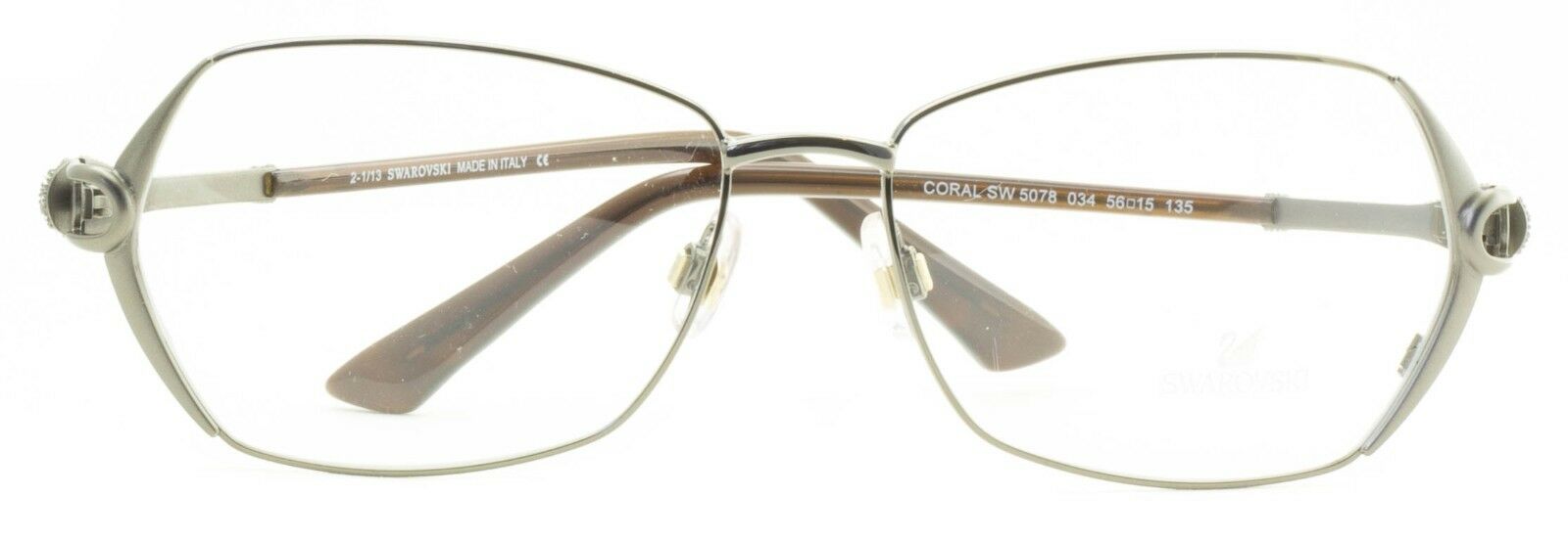 SWAROVSKI CORAL SW 5078 034 Eyewear FRAMES RX Optical Glasses Eyeglasses - Italy