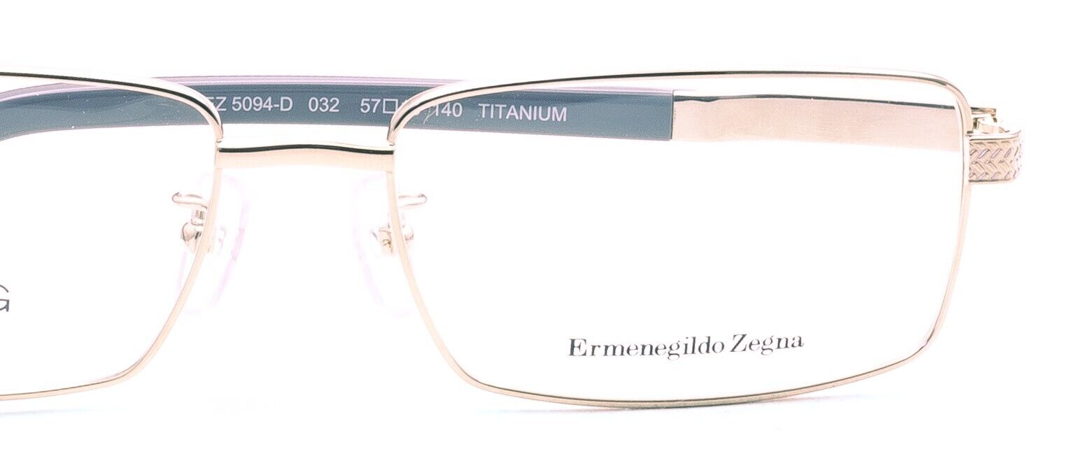 ERMENEGILDO ZEGNA EZ 5094-D 032 57mm FRAMES Glasses Eyewear RX Optical New Japan