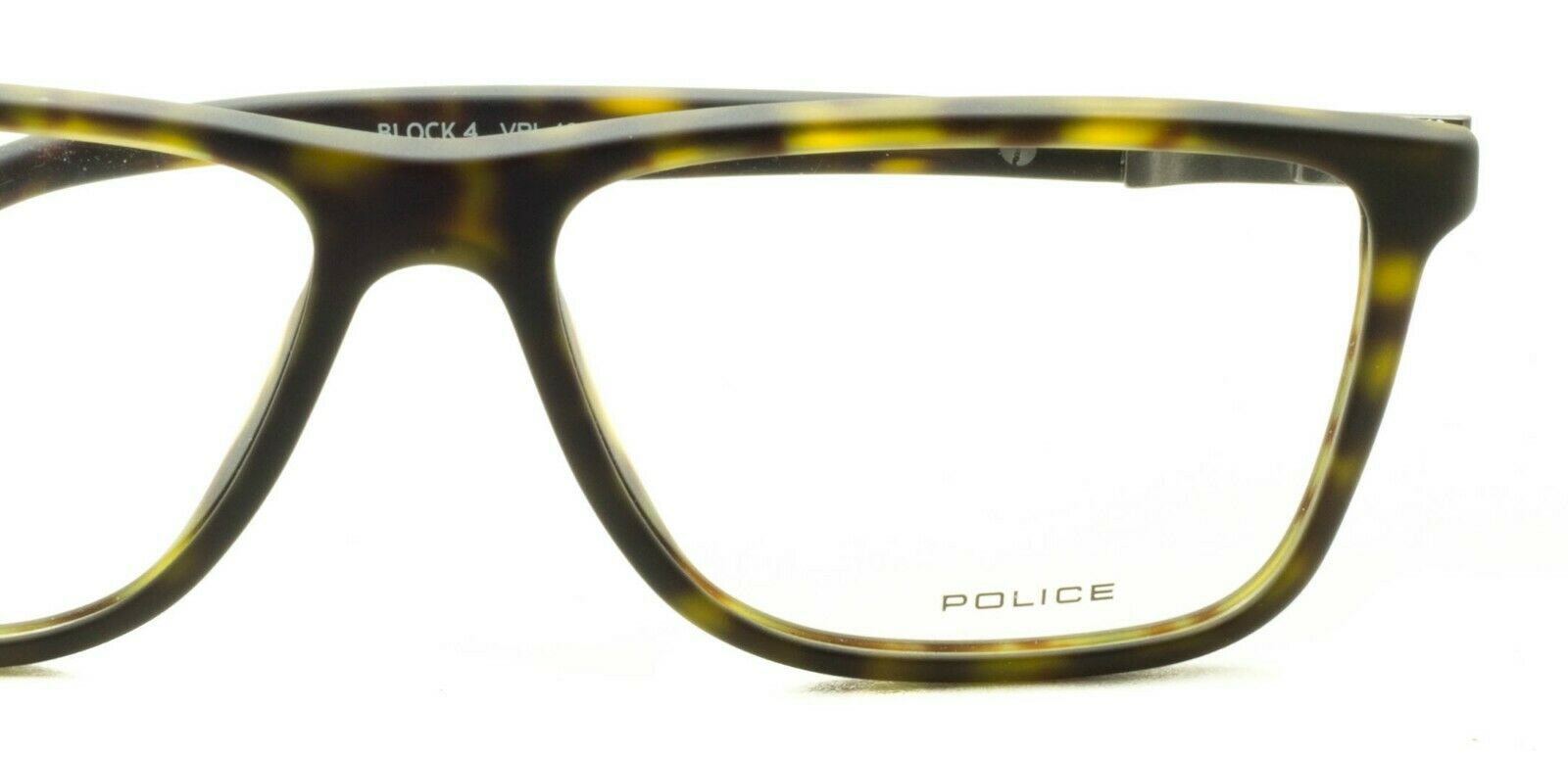 POLICE VPL 466 COL.0738 BLOCK 4 57mm Eyewear FRAMES Glasses RX Optical New Italy