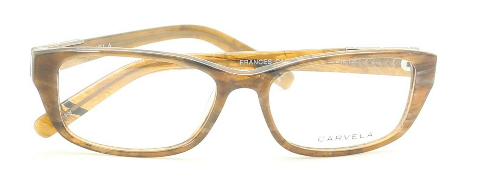 CARVELA FRANCES CAR002-BRN 53mm Eyewear FRAMES Glasses RX Optical Eyeglasses New