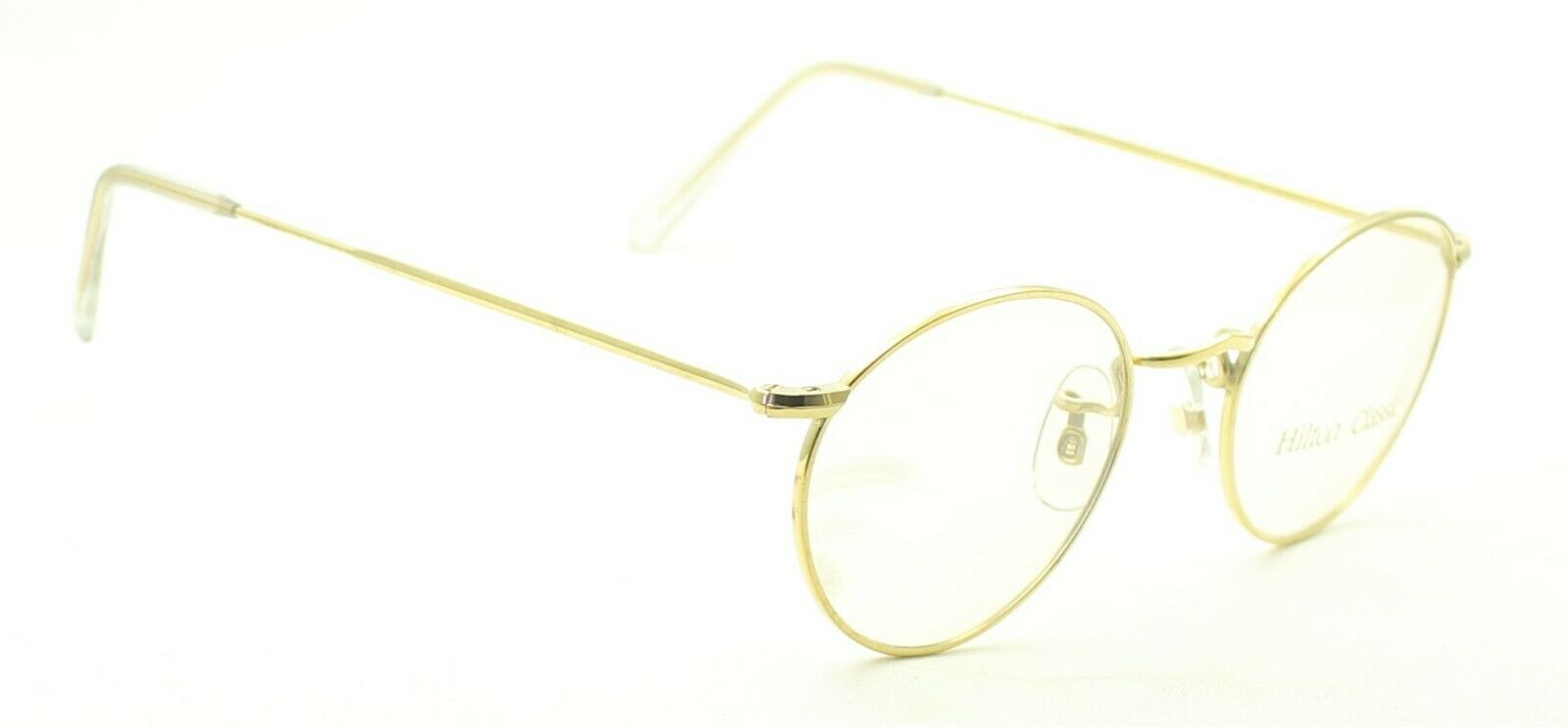 Hilton Classic 5 1038 Gold Oval 47x20mm FRAMES RX Optical Glasses Eyewear - New