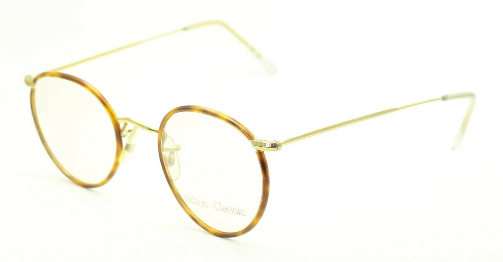 HILTON CLASSIC 1 (SAVILE ROW) Panto Blond 47x22x110mm Eyewear RX Optical - NOS