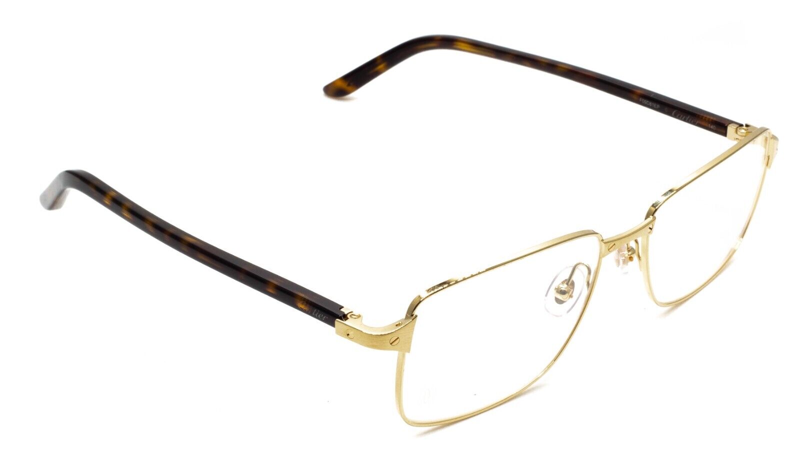 CARTIER CT0040O 009 55mm Gold Eyewear FRAMES RX Optical France Glasses  New BNIB