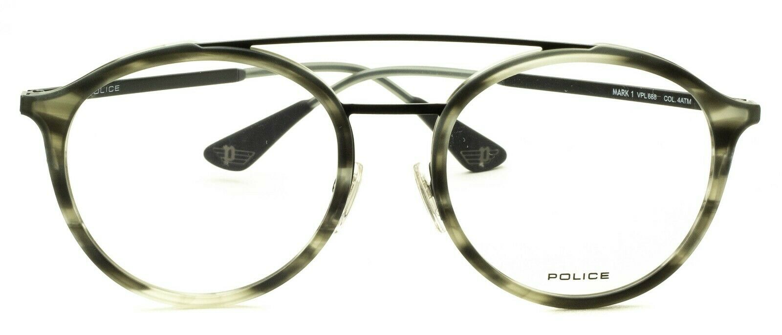 POLICE VPL 688 COL. 4ATM MARK 1 52mm RX Optical Frames Eyeglasses Glasses - New
