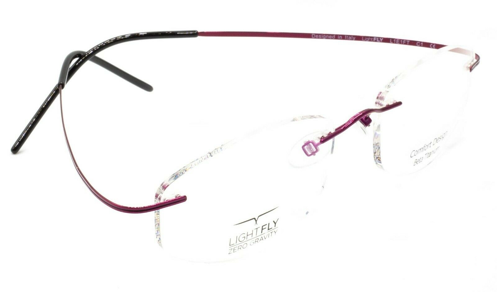 LIGHTFLY ZERO GRAVITY Titan L1E1FT C1 53mm Frames Glasses RX Optical Eyewear New