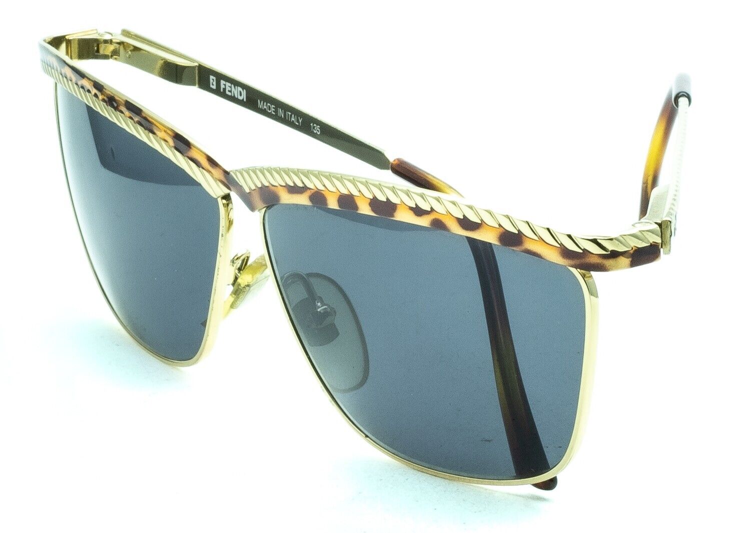 FENDI FS 207 323 61mm Vintage Sunglasses Shades Eyewear Frames BNIB New - Italy