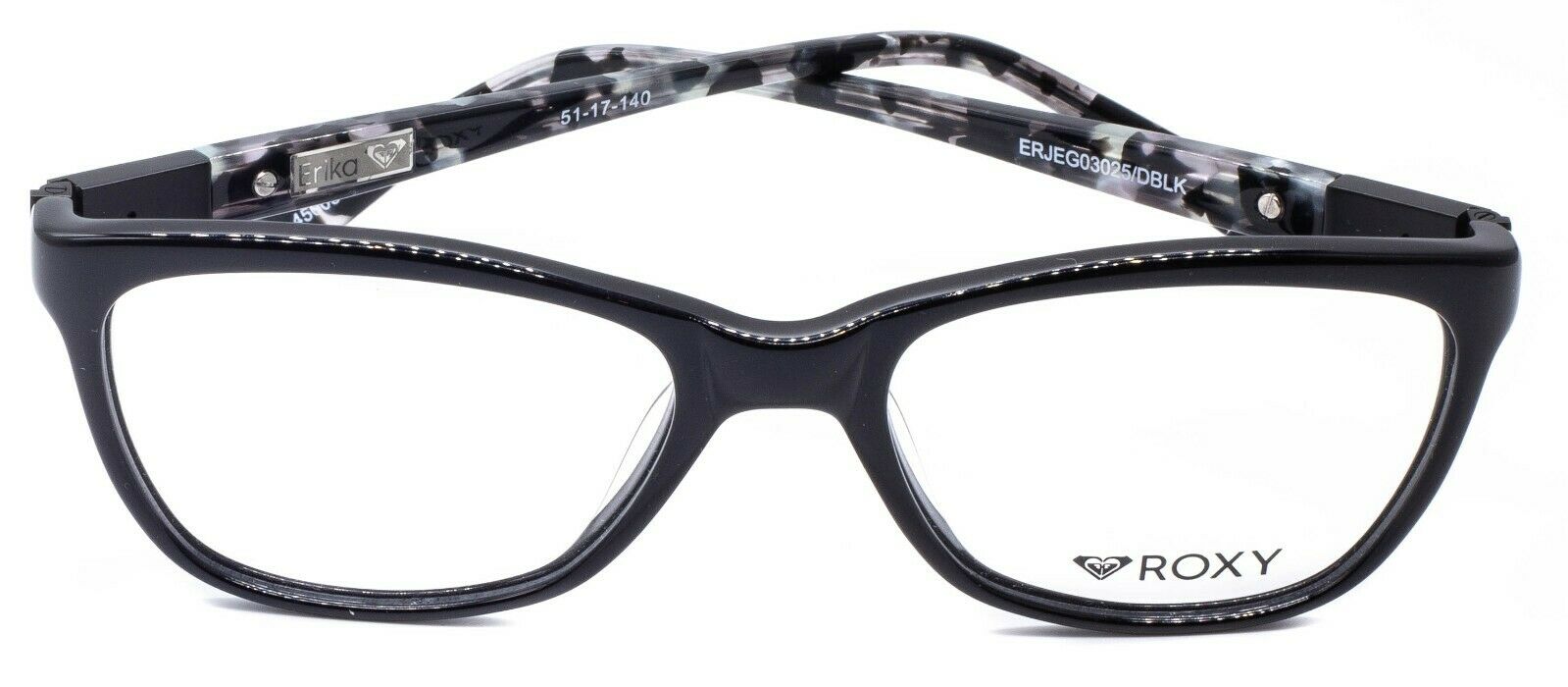 ROXY ERIKA ERJEG03025/DBLK 51mm Eyewear FRAMES Glasses RX Optical Eyeglasses New