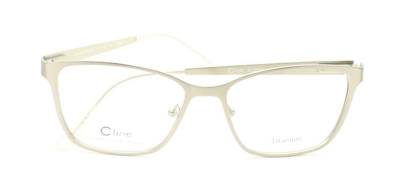 C-Line CLEF01 PP 52mm Titanium Eyewear FRAMES Glasses RX Optical Eyeglasses New