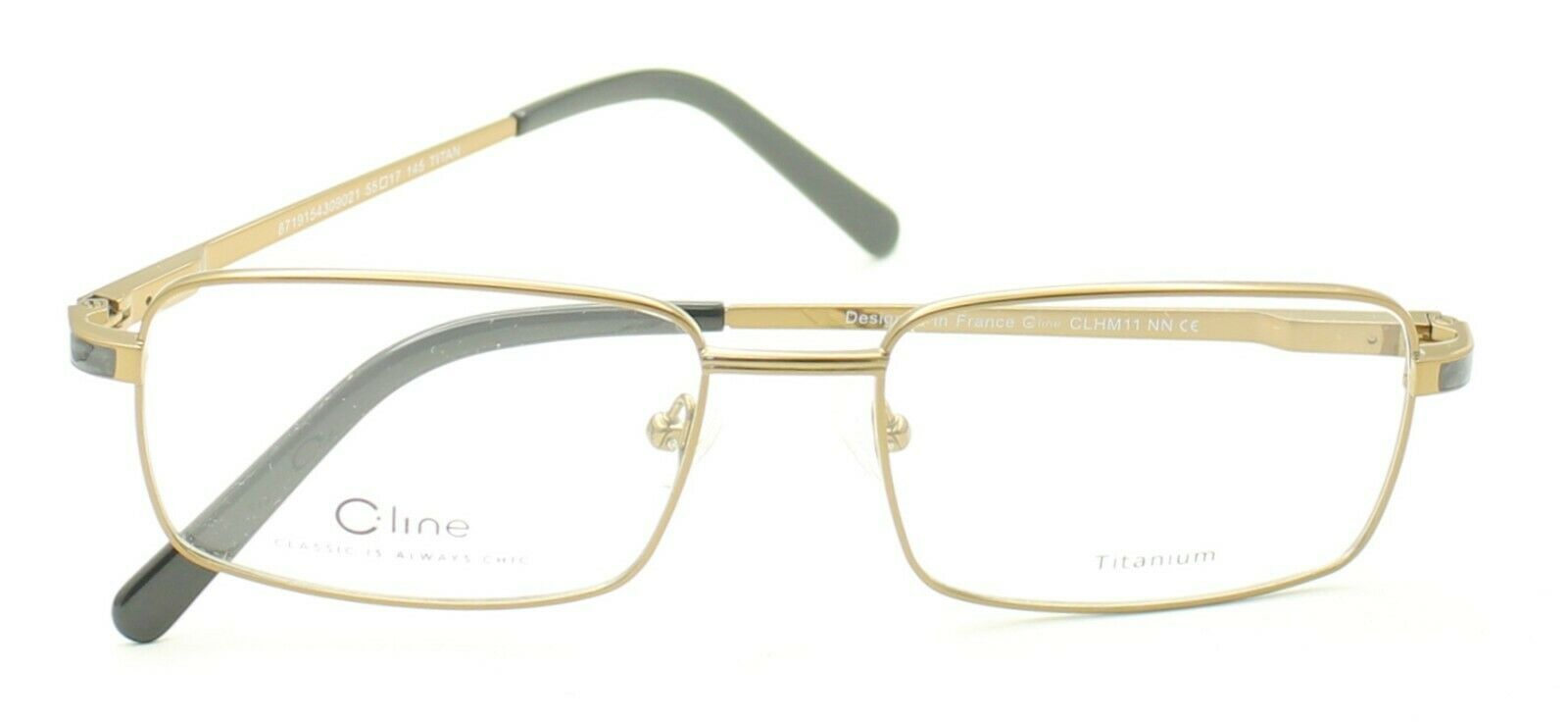 C-Line CLHM11 NN 55mm Titanium Eyewear FRAMES Glasses RX Optical Eyeglasses New
