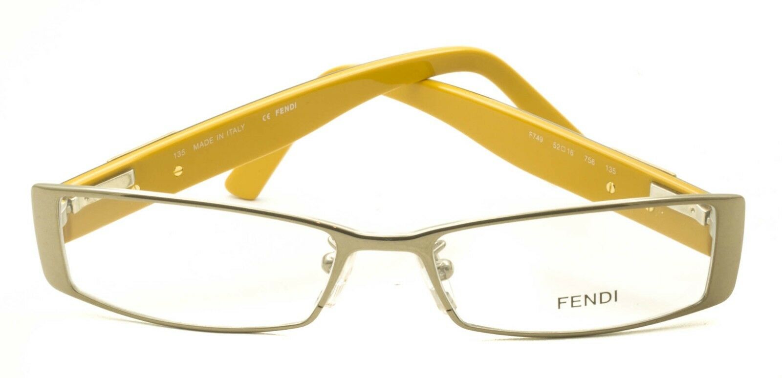 FENDI F749 756 52mm Eyewear RX Optical FRAMES Glasses Eyeglasses New BNIB Italy