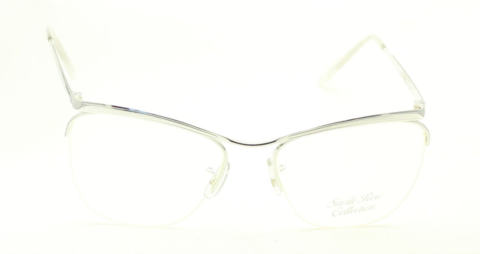 SAVILE ROW Dominor Supra Rhodium 52x20mm FRAMES RX Optical Glasses Eyewear - NOS