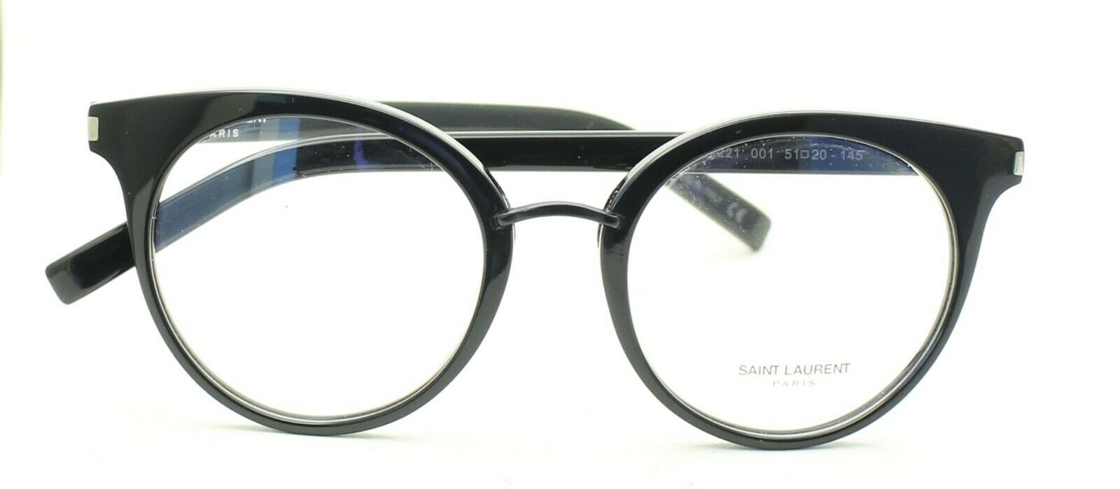 SAINT LAURENT PARIS SL221 001 51mm Eyewear FRAMES RX Optical Eyeglasses Glasses