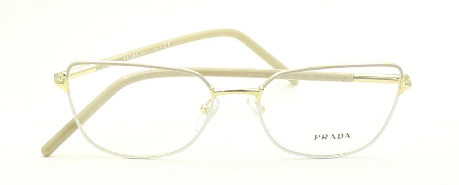 PRADA VPR 59Y 06I-1O1 53mm Eyewear FRAMES RX Optical Eyeglasses Glasses - Italy