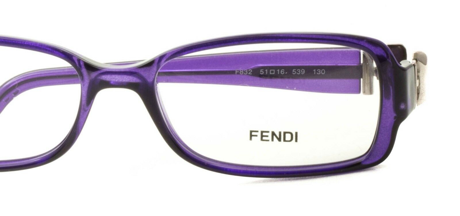 FENDI F832 539 51mm Eyewear RX Optical FRAMES Glasses Eyeglasses New BNIB Italy