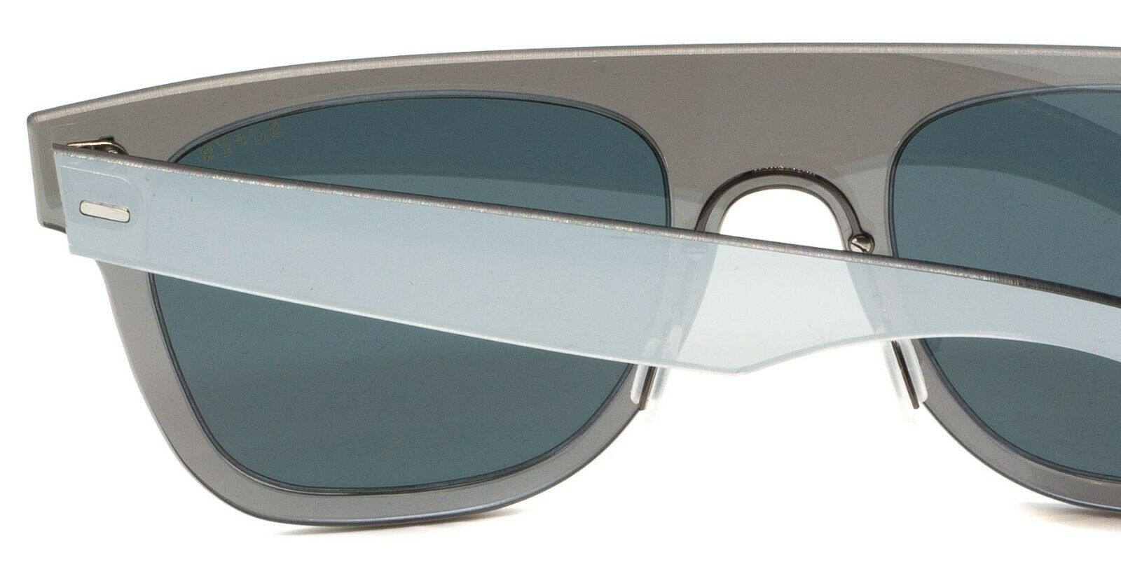 RETROSUPERFUTURE DUO L. FLAT TOP GOLD SILVER UT8 55mm Sunglasses Eyewear Frames