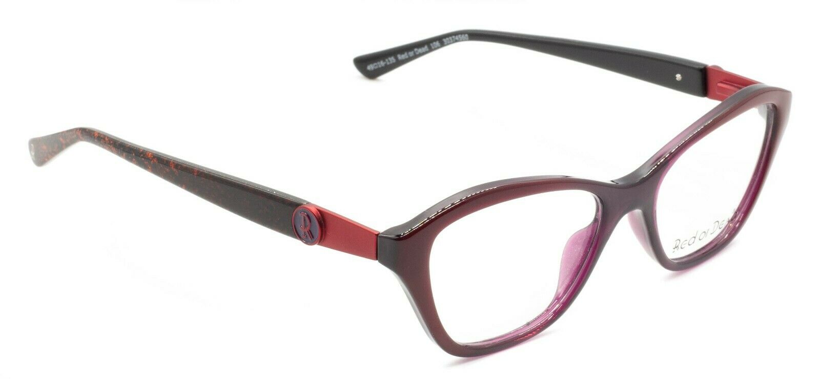 Red or Dead 106 30374560 49mm FRAMES Glasses RX Optical Eyewear Eyeglasses - New