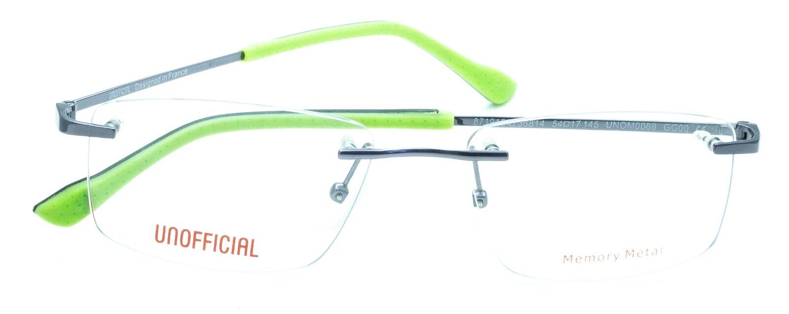 UNOFFICIAL UNOM0088 GG00 54mm FRAMES Glasses RX Optical Eyewear Eyeglasses - New