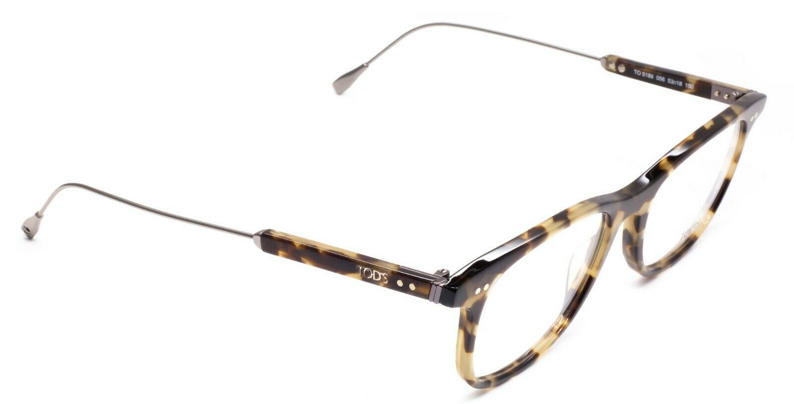 TOD'S TO 5189 056 53mm Eyewear FRAMES Glasses RX Optical Eyeglasses New - Italy