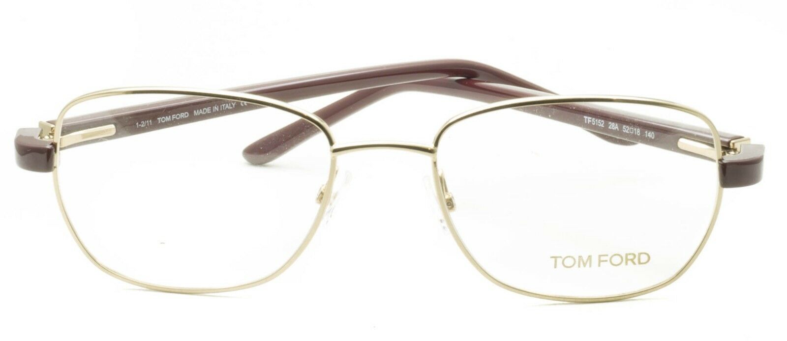 TOM FORD TF 5152 28A 52mm Eyewear FRAMES RX Optical Eyeglasses Glasses New Italy