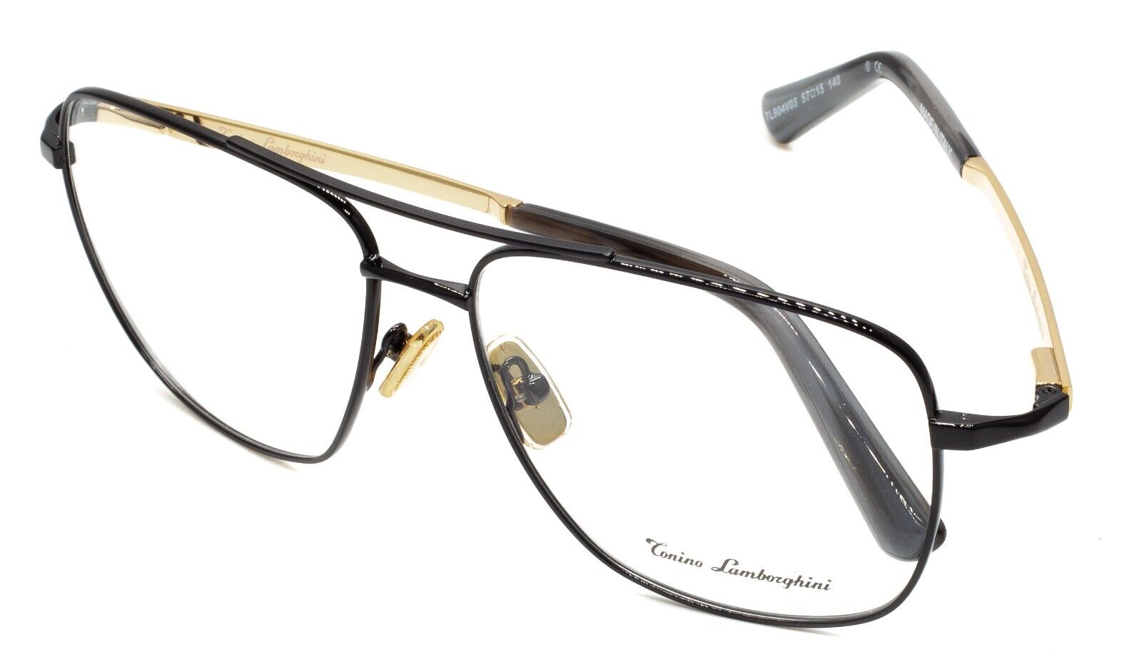 Tonino Lamborghini TL904V03 57mm Eyeglasses Eyewear Frames - New Italy