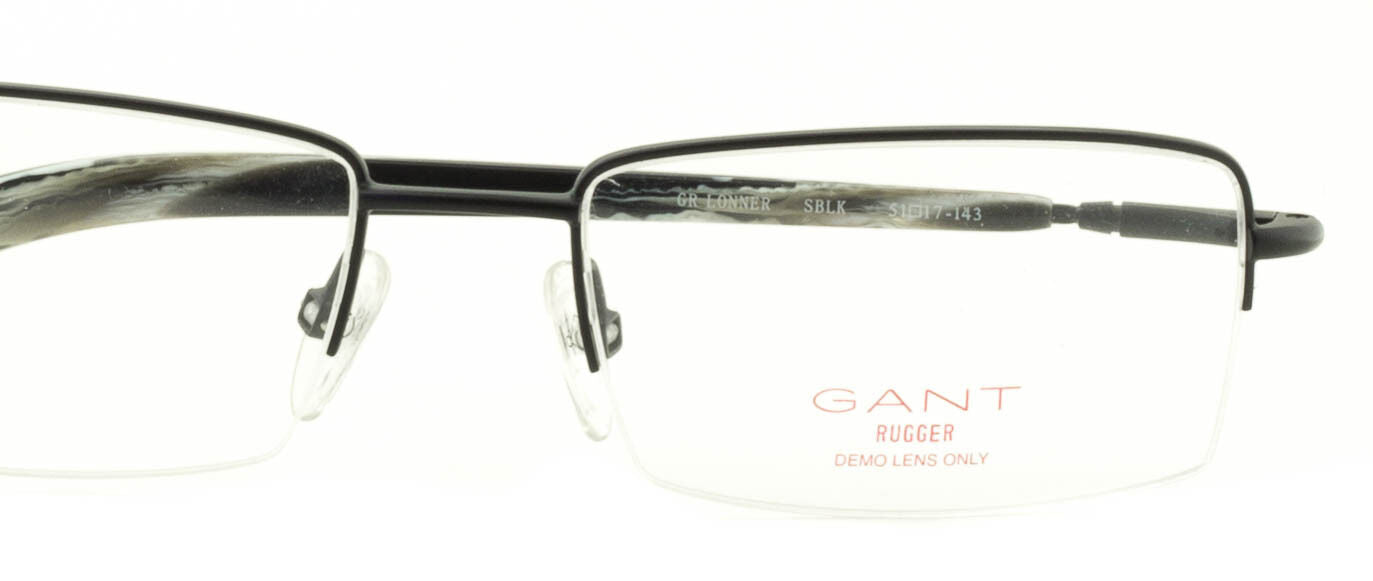 GANT RUGGER GR LONNER SBLK Black RX Optical Eyewear FRAMES Glasses - New BNIB