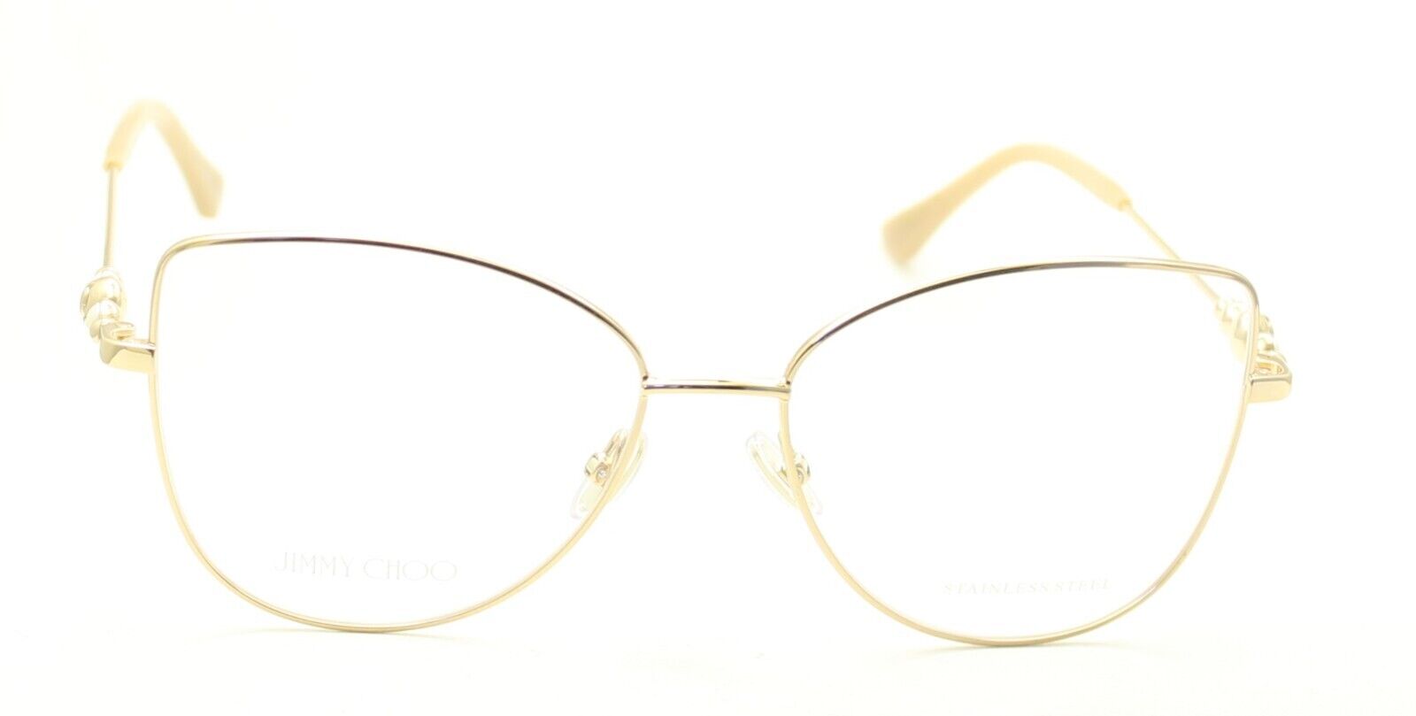 JIMMY CHOO JC339 BKU 56mm Eyewear Glasses RX Optical Glasses FRAMES - New Italy