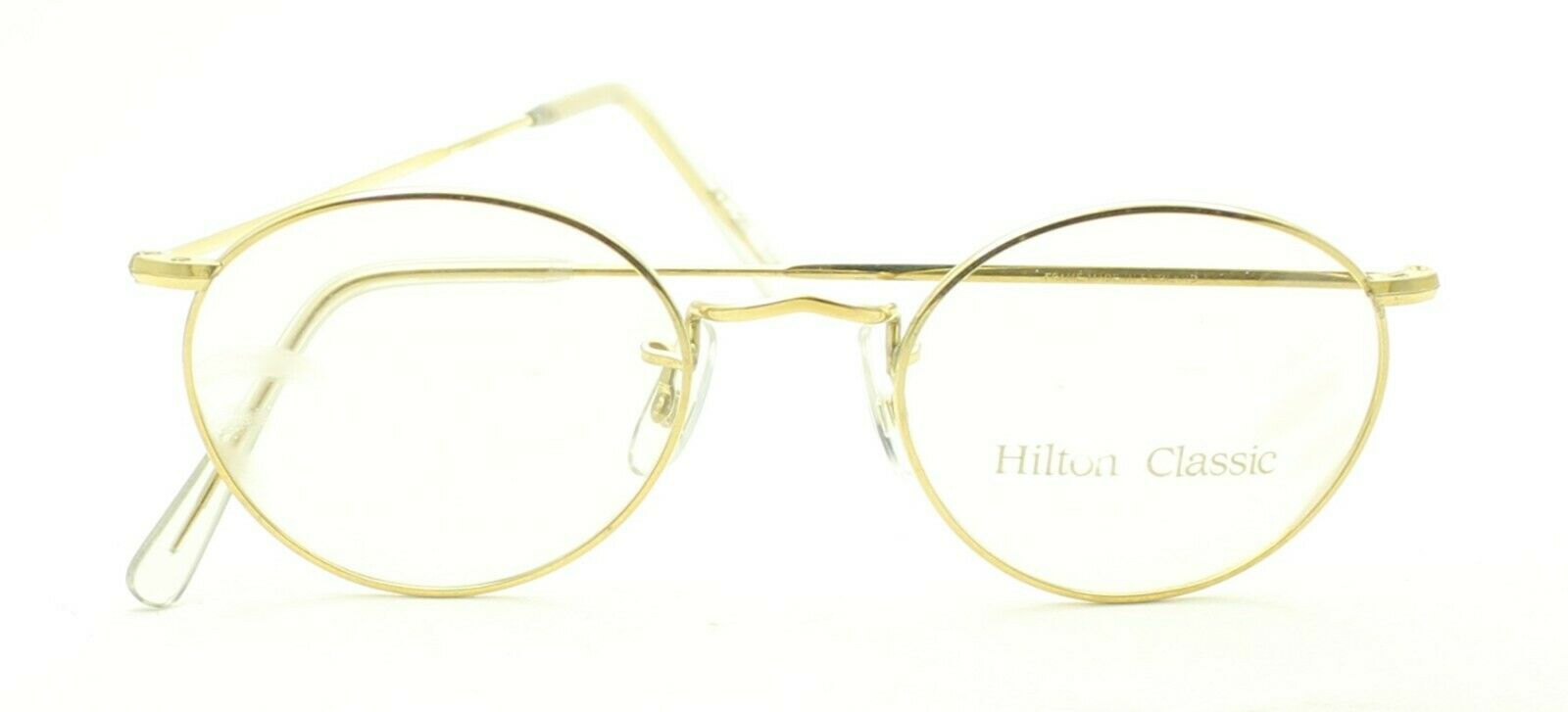 Hilton Classic 5 1038 Gold Oval 47x20mm FRAMES RX Optical Glasses Eyewear - New