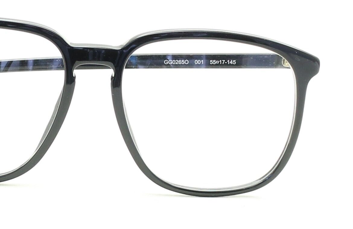 GUCCI GG0265O 001 55mm Eyewear FRAMES Glasses RX Optical Eyeglasses New - Italy