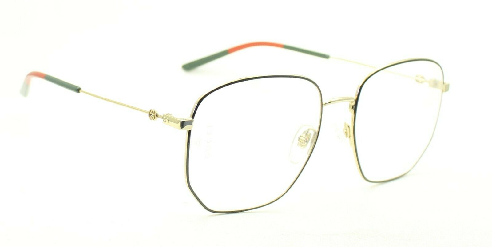 GUCCI GG 0396O 001 56mm Eyewear FRAMES Glasses RX Optical Eyeglasses New - Italy