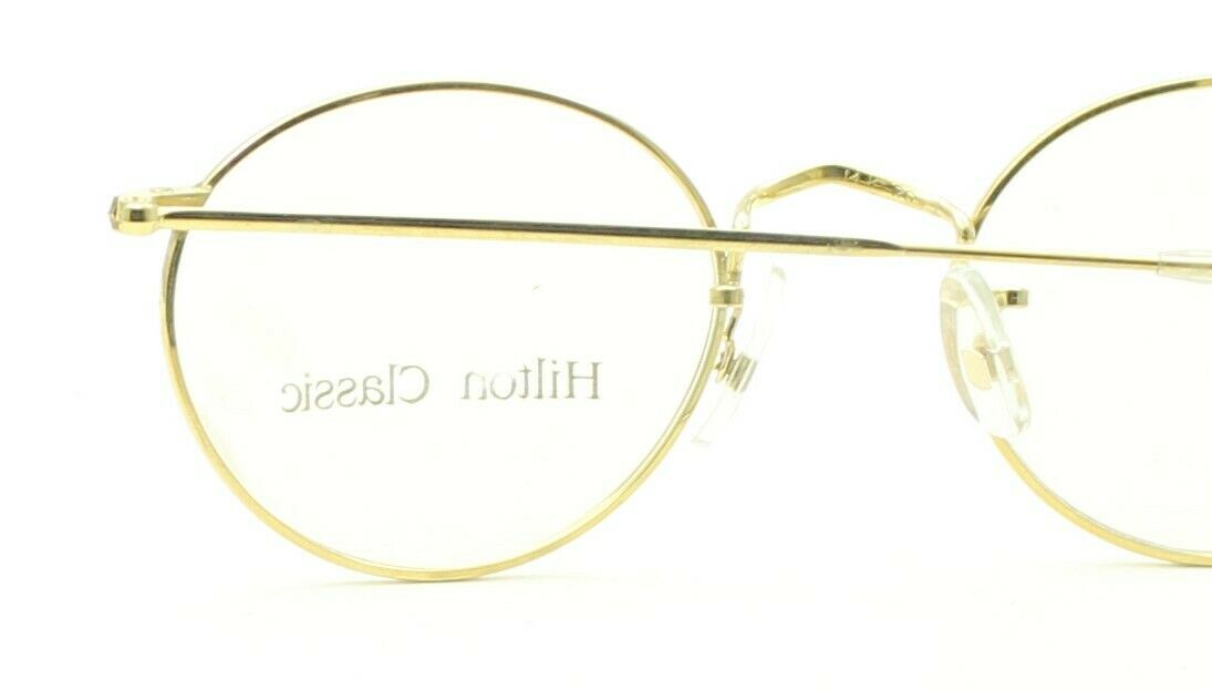 Hilton Classic 5 1038 Gold Oval 47x20mm FRAMES RX Optical Glasses Eyewear - New