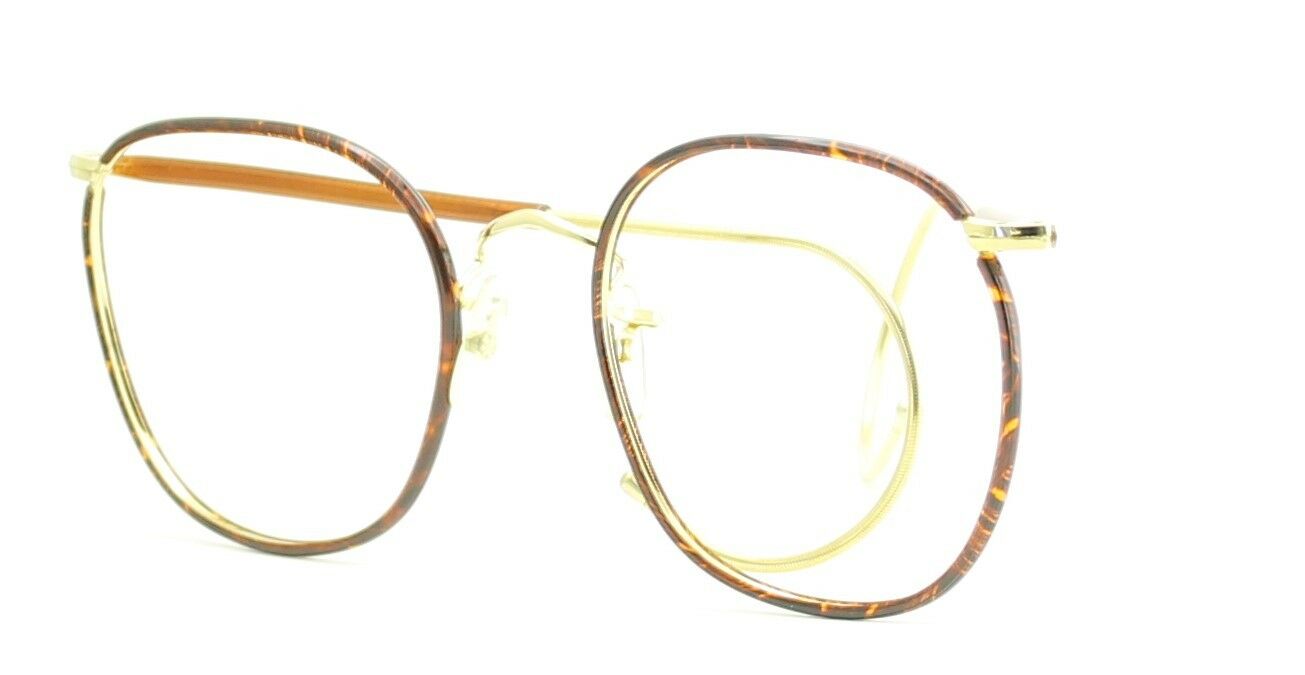 B.O.I.C.(SAVILE ROW) Quadra Gold 54x20mm Frames RX Optical Eyeglasses GlassesNOS