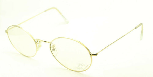 ALGHA London Line (SAVILE ROW) Gold Oval 54x22mm FRAMES RX Optical Glasses - NOS