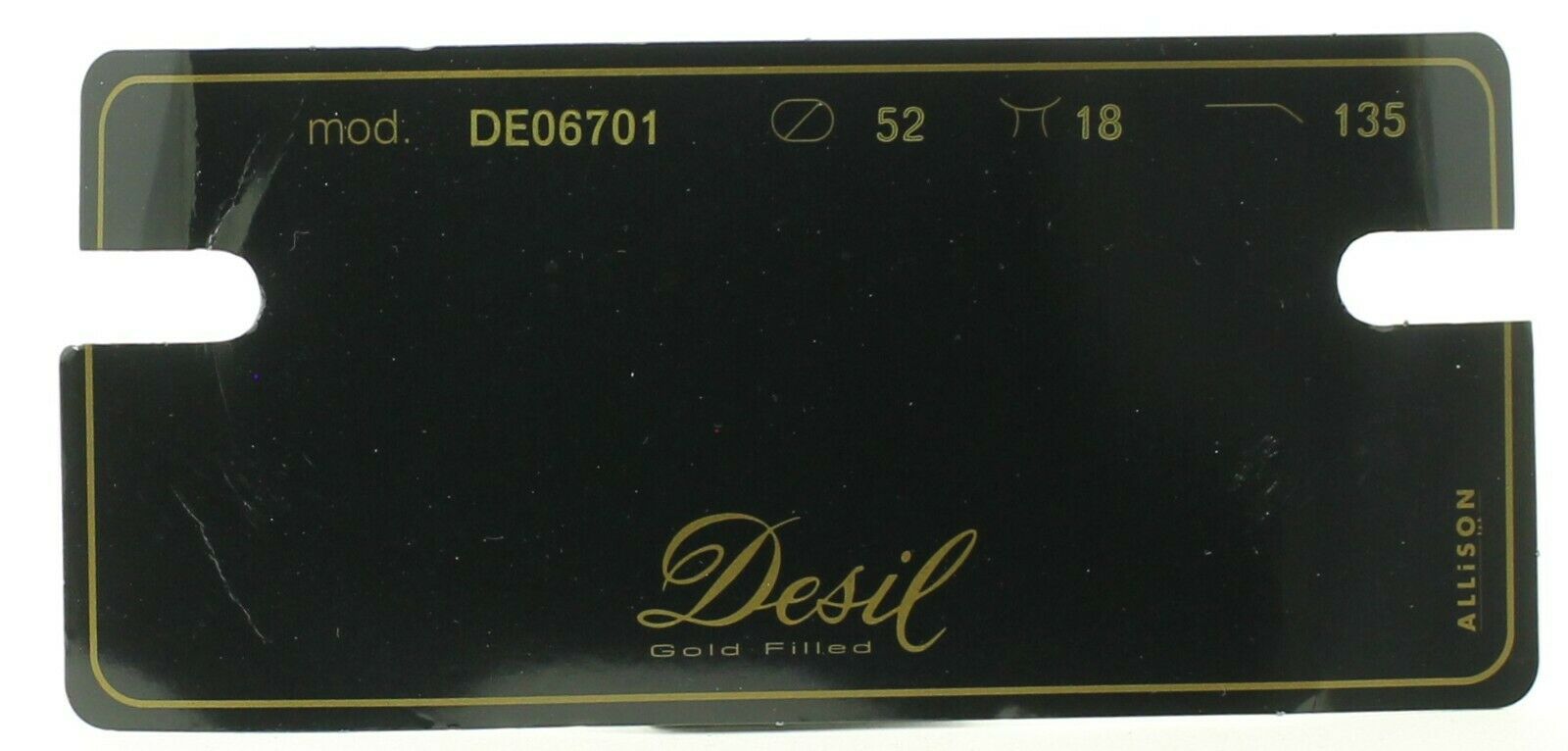 DESIL by Allison DE06701 52mm Eyewear FRAMES RX Optical Eyeglasses New - Italy