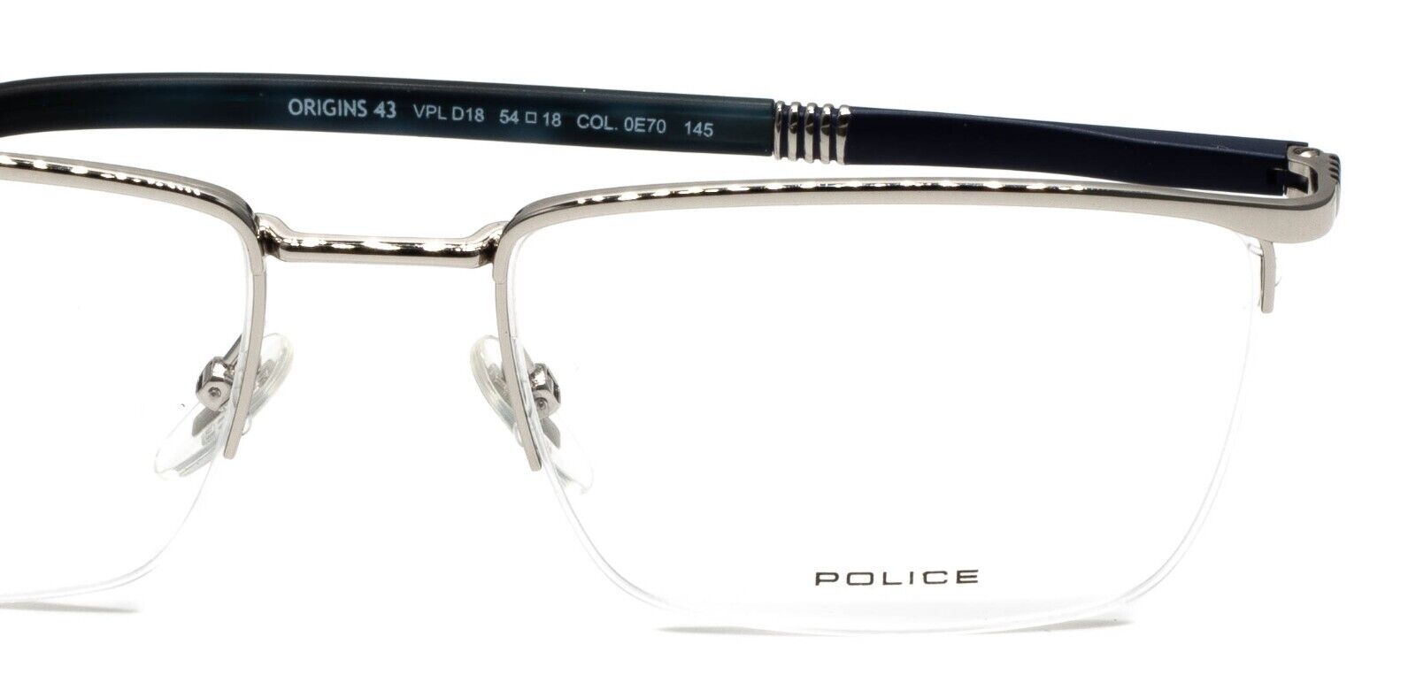 POLICE ORIGINS 43 VPL D18 COL. 0E70 54mm Eyewear Glasses RX Optical Eyeglasses