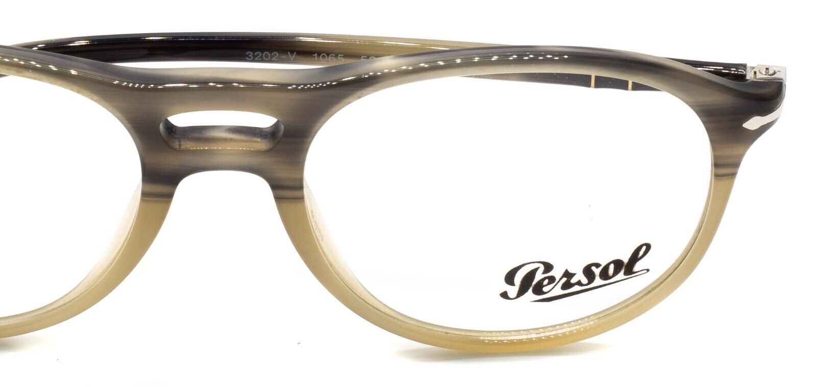 PERSOL 3202-V 1065 53mm Eyewear Glasses RX Optical Eyeglasses Frames - New Italy