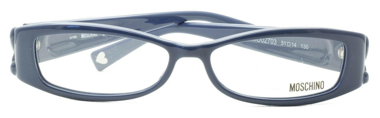 MOSCHINO MO02703 51mm Eyewear FRAMES RX Optical Glasses Eyeglasses Italy - New