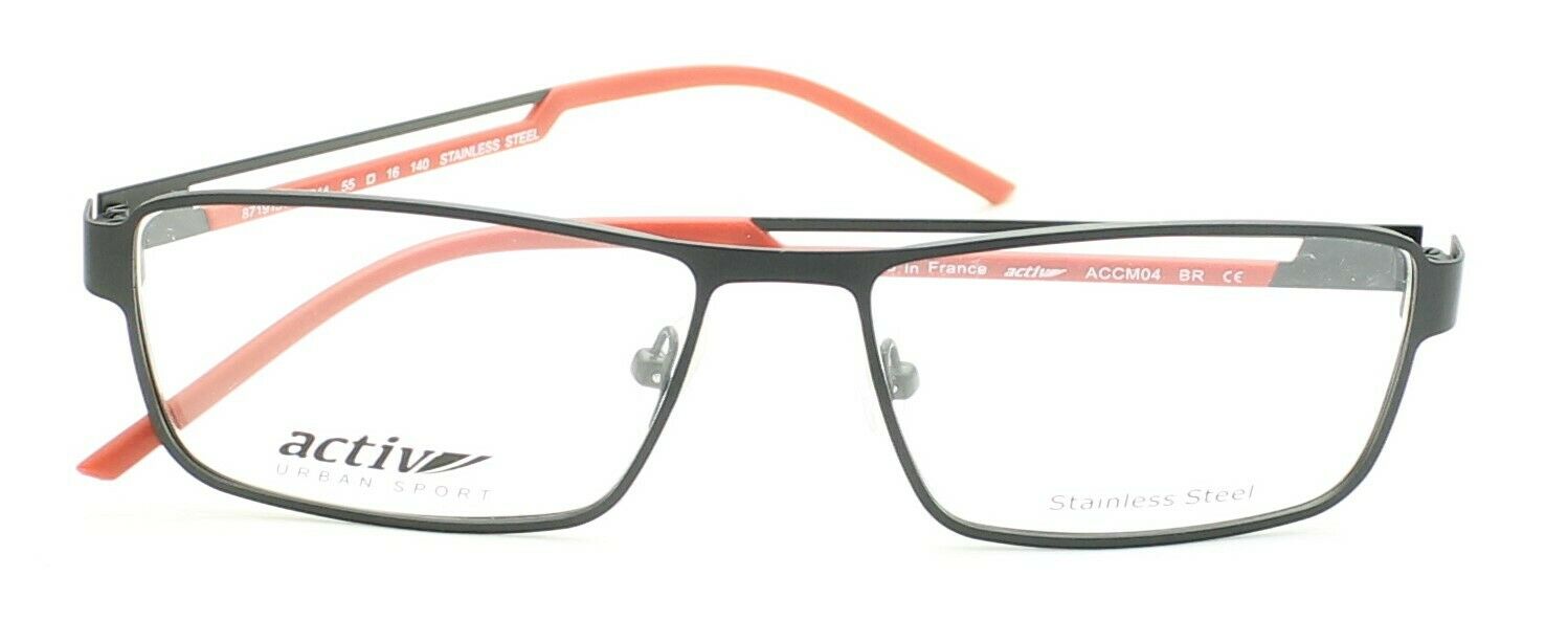 ACTIV URBAN SPORT ACCM04 BR 55mm Eyewear FRAMES Glasses RX Optical Eyeglasses