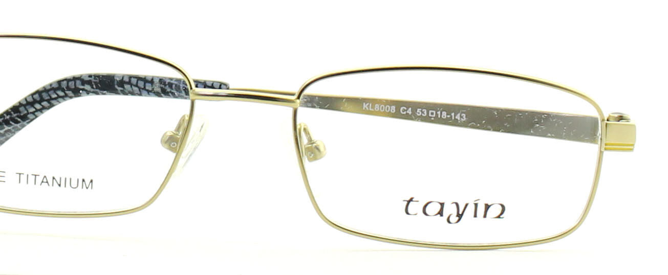 TAYIN KL8008 C4 53mm Titanium Eyewear FRAMES Eyeglasses RX Optical Glasses - New