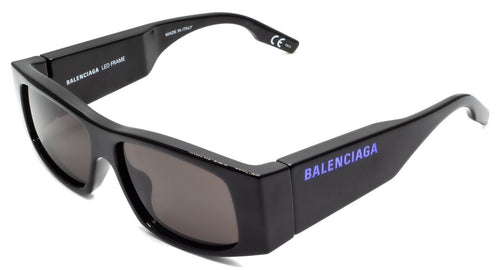 BALENCIAGA LED Limited Edition BB0100S 001 56mm Sunglasses Shades BNIB New Italy