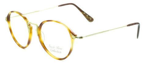 SAVILE ROW ENGLAND Gold 48x18mm PANTO Quadra RX Optical Eyeglasses Frames - NOS