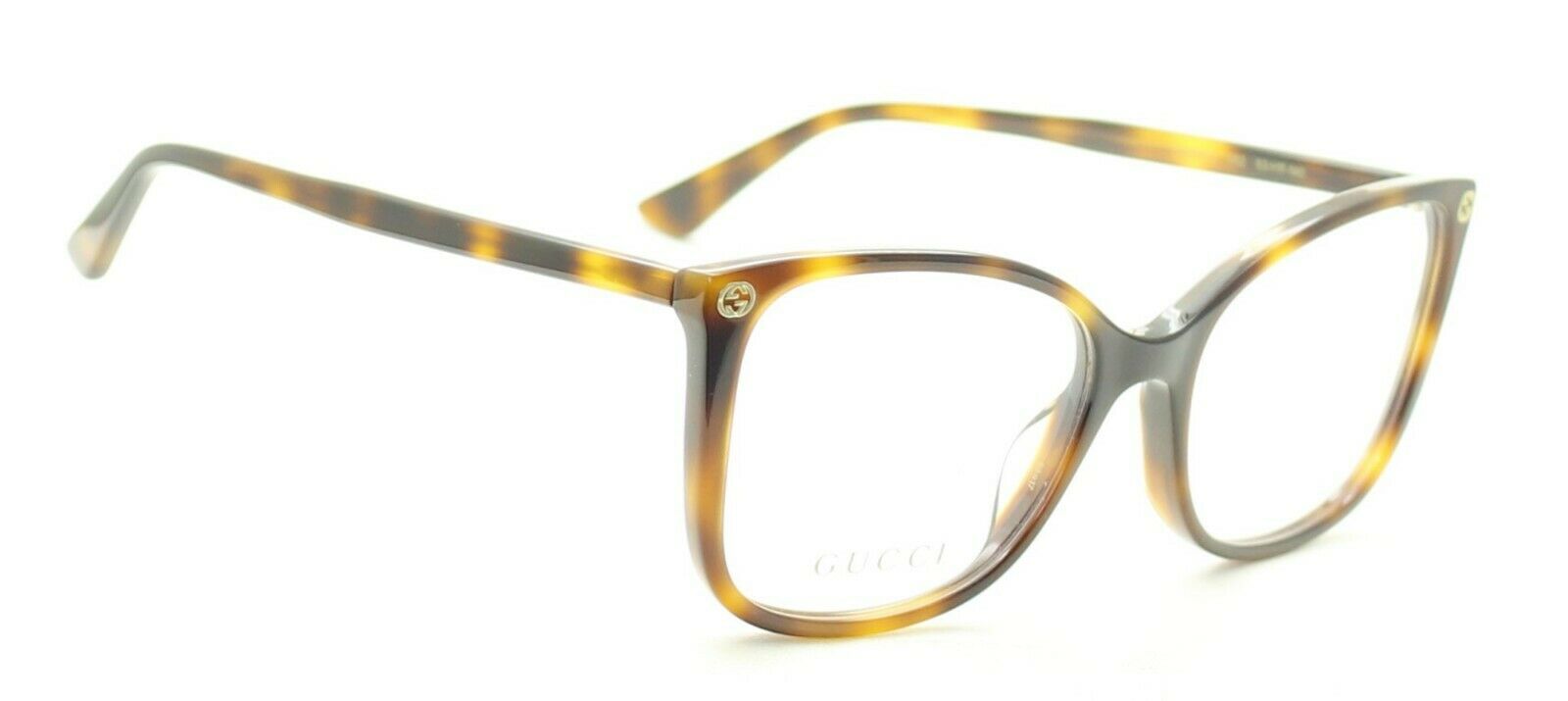 GUCCI GG 0026O 002 53mm Eyewear FRAMES Glasses RX Optical Eyeglasses New - Italy