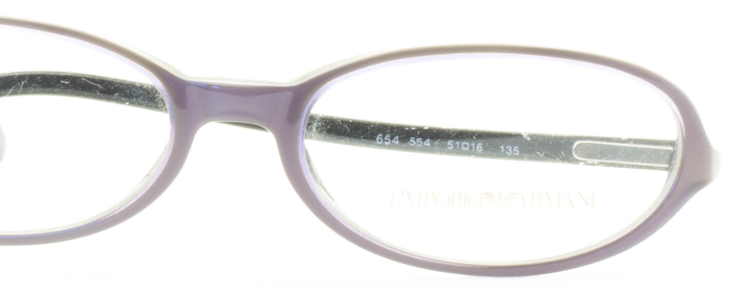 EMPORIO ARMANI 654 554 Eyewear FRAMES RX Optical Glasses Eyeglasses New - Italy