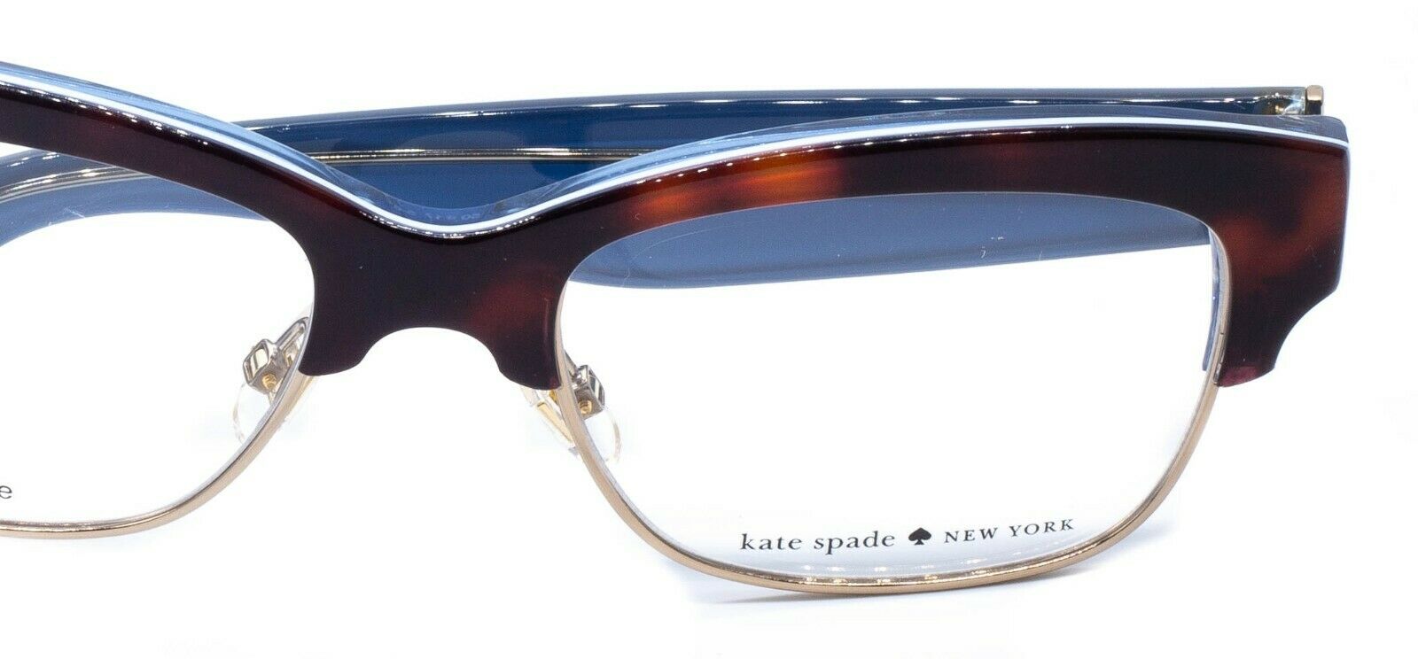 KATE SPADE NEW YORK SHANTAL QTR Havana Blue 50mm Eyewear FRAMES Glasses Optical