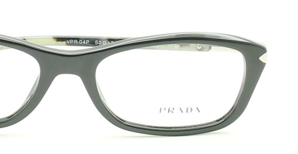 PRADA VPR 04P 1AB-1O1 52mm Eyewear FRAMES RX Optical Eyeglasses Glasses - Italy