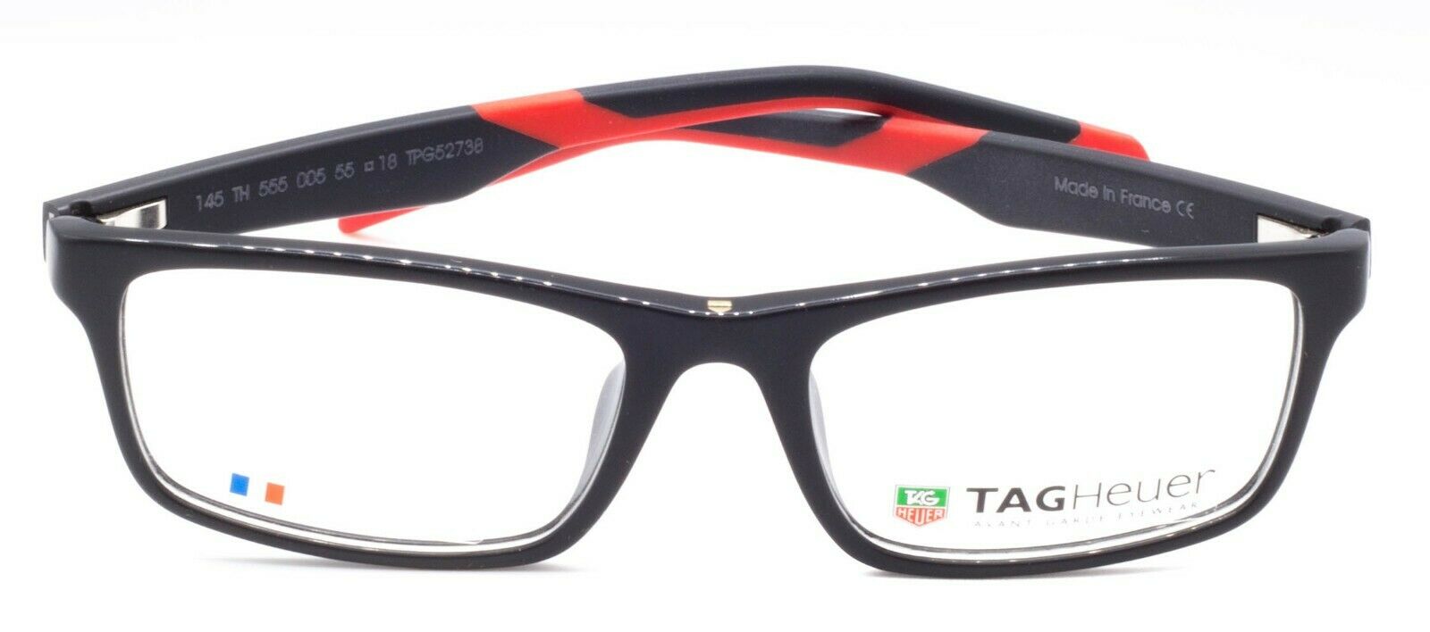 TAG HEUER B-URBAN TH 555 005 55mm Eyewear FRAMES Optical RX Glasses Eyeglasses