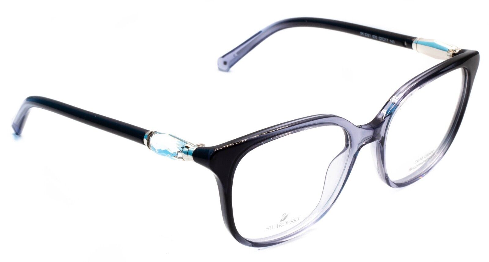 SWAROVSKI SK 5321 005 52mm Eyewear FRAMES RX Optical Glasses Eyeglasses - New