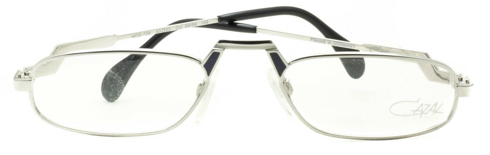 CAZAL MOD 736 Col 98/56 Vintage Eyewear RX Optical FRAMES Eyeglasses Glasses NOS