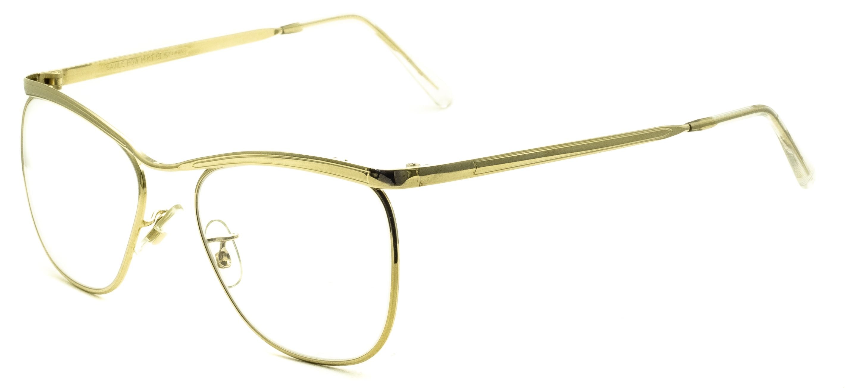 SAVILE ROW Dominor 14KT Gold 52x18mm FRAMES Optical Eyewear - NOS GGV Eyewear