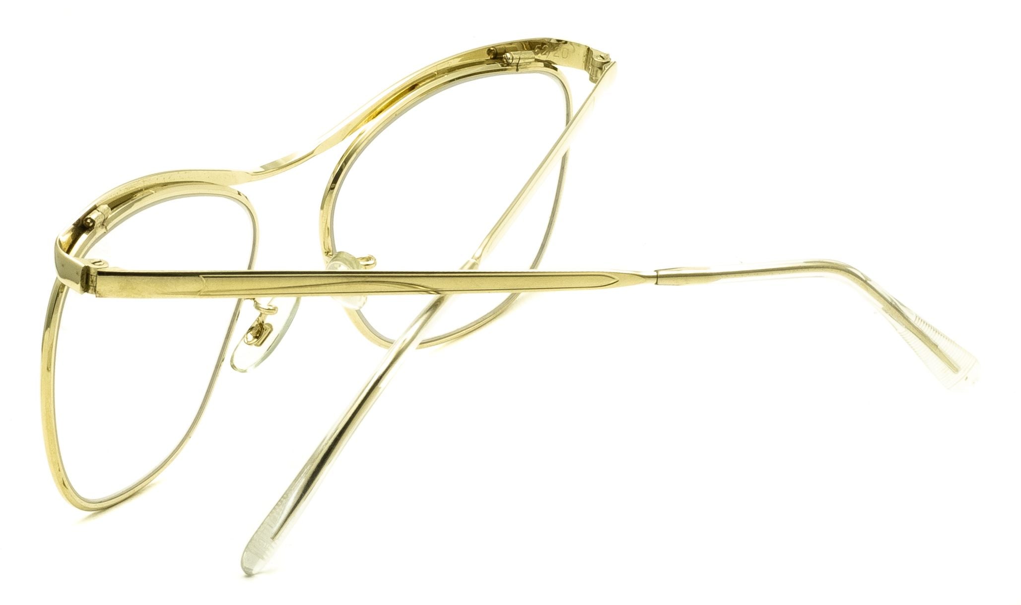 SAVILE ROW Dominor 14KT GF Gold 52x18mm FRAMES RX Optical Glasses Eyewear - NOS